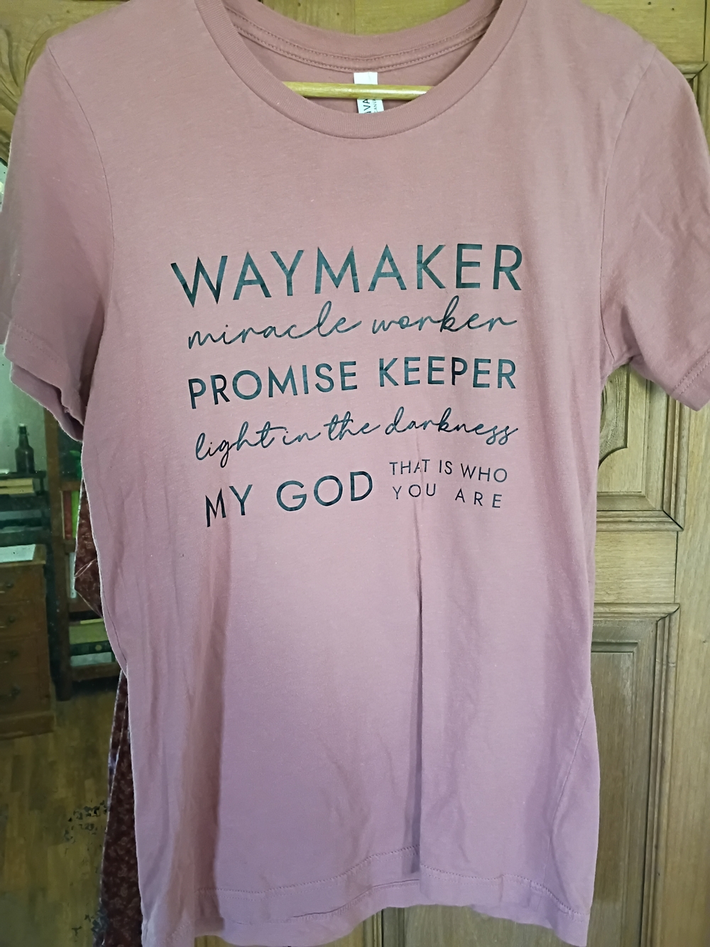 Bella Canvas Rose Mauve Waymaker Crewneck Tee